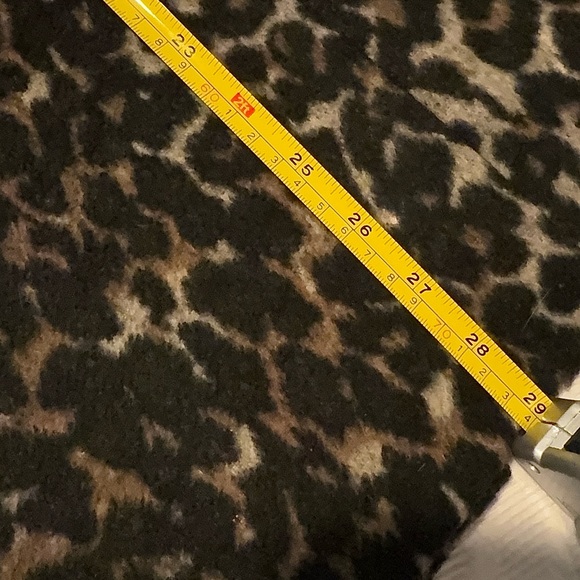 Forever 21 Leopard Print Wool Blend Jacket - Picture 3 of 5